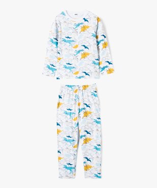 Pyjama en coton avec motifs dinosaures garçon vue1 - GEMO (ENFANT) - GEMO