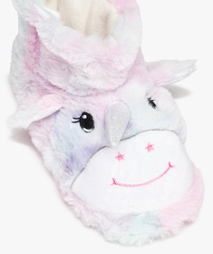 Chaussons boots doux en forme de licorne fille vue6 - GEMO (ENFANT) - GEMO