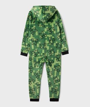 Combinaison pyjama à capuche garçon - Minecraft vue3 - MINECRAFT - GEMO