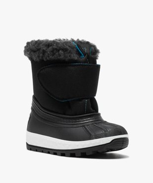 Après-skis bébé garçon à bride scratch vue2 - BOATILUS - GEMO