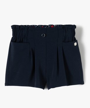 Short fille taille haute élastiquée - Lulu Castagnette vue1 - LULUCASTAGNETTE - GEMO