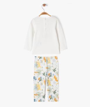 Pyjama 2 pièces en jersey de coton imprimé bébé vue3 - GEMO 4G BEBE - GEMO