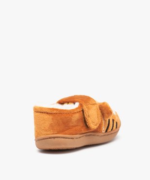 Chaussons garçon en forme de tigre fermeture scratch vue4 - GEMO (ENFANT) - GEMO
