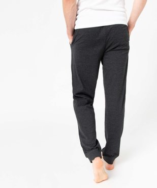 Pantalon de pyjama homme en jersey à taille élastique vue3 - GEMO(HOMWR HOM) - GEMO