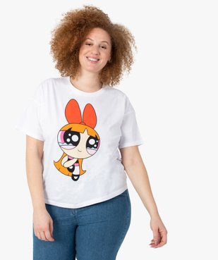 Tee-shirt femme grande taille avec motif XXL – Powerpuff Girl vue1 - GEMO (G TAILLE) - GEMO