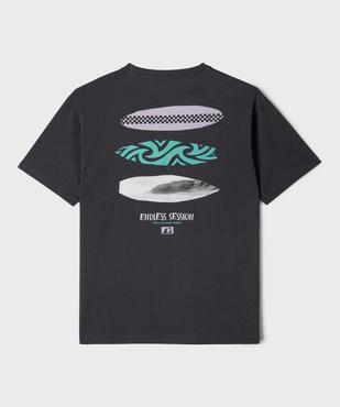Tee-shirt manches courtes coupe oversize motif surf garçon vue3 - GEMO 4G GARCON - GEMO