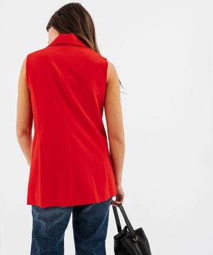 Veste blazer sans manches femme vue3 - GEMO(FEMME PAP) - GEMO