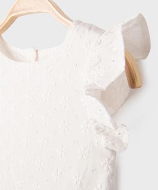 Blouse sans manches à motifs brodés bébé fille vue3 - GEMO(BEBE DEBT) - GEMO