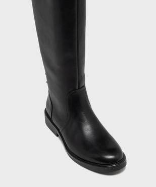 Bottes cavalières à laçage sur l'arrière femme vue5 - VALENTINA BALDA - GEMO
