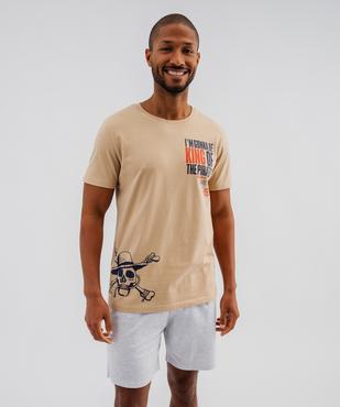Pyjashort bicolore avec motif One Piece homme - Netflix vue1 - ONE PIECE - GEMO