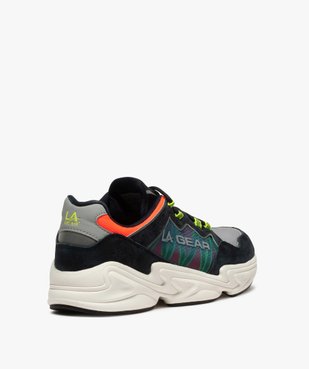 Baskets homme running détails fluo – LA Gear vue4 - L.A. GEAR - GEMO