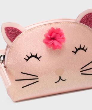 Sac pailleté à motif chat avec bandoulière fine fille vue3 - GEMO (ACCESS) - GEMO