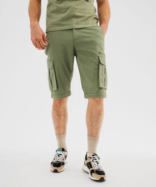 Pantalon cargo 2-en-1 transformable en short homme - Roadsign vue8 - ROADSIGN G4G - GEMO