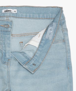 Jean fille coupe slim extensible 4 poches vue2 - GEMO (JUNIOR) - GEMO