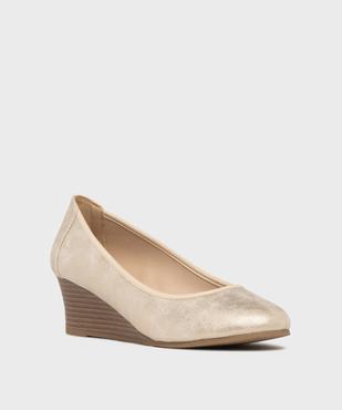 Ballerines irisées à talon compensé femme - Valentina Baldano vue2 - VALENTINA BALDA - GEMO