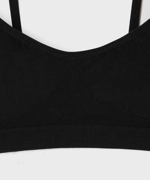 Soutien-gorge brassière à fines bretelles fille vue2 - GEMO 4G FILLE - GEMO