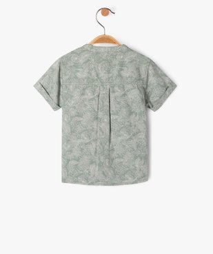 Chemise à manches courtes à col rond bébé garçon vue4 - GEMO(BEBE DEBT) - GEMO