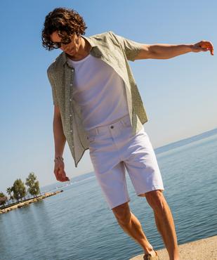 Bermuda en jean loose homme vue5 - GEMO 4G HOMME - GEMO