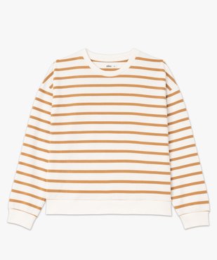 Sweat à rayures coupe large femme vue4 - GEMO(FEMME PAP) - GEMO