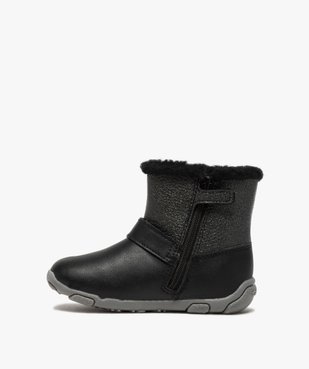 Boots bébé fille zippées fourrées sherpa – Geox vue3 - GEOX - GEMO