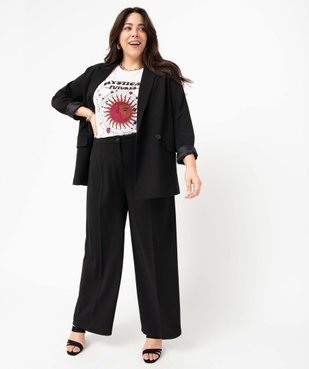 Pantalon de costume femme grande taille coupe large vue5 - GEMO (G TAILLE) - GEMO