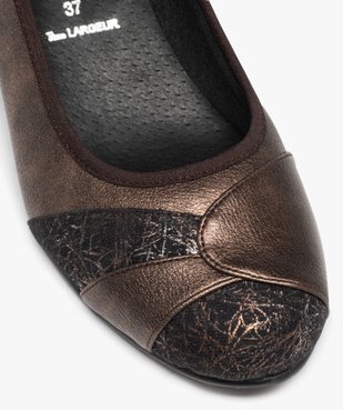 Escarpin confort avec dessus métallisé femme vue6 - GEMO (CONFORT) - GEMO