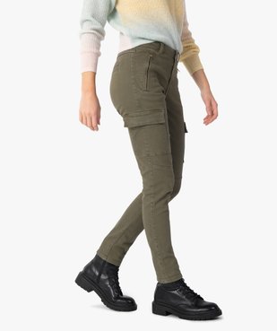 Pantalon femme avec poches à rabat sur les cuisses vue1 - GEMO(FEMME PAP) - GEMO