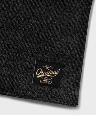 Tour de cou en maille avec doublure douillette homme vue3 - GEMO 4G HOMME - GEMO