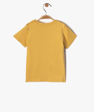 Tee-shirt bébé garçon à manches courtes et motif vue3 - GEMO(BEBE DEBT) - GEMO