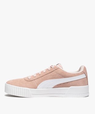 Tennis femme bicolores dessus cuir – Puma Carina vue3 - PUMA - GEMO