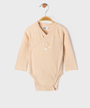 Ensemble naissance évolutif 3 pièces bébé : body, pantalon, bonnet vue2 - GEMO 4G BEBE - GEMO