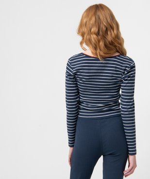 Haut de pyjama femme - LuluCastagnette vue3 - LULUCASTAGNETTE - GEMO