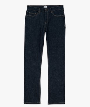 Jean en denim stretch brut coupe droite homme vue4 - GEMO 4G HOMME - GEMO