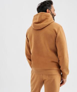 Sweat à capuche en molleton doux homme vue3 - GEMO 4G HOMME - GEMO