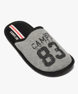 Chaussons homme mules plates en jersey – Camps United vue5 - CAMPS UNITED - GEMO