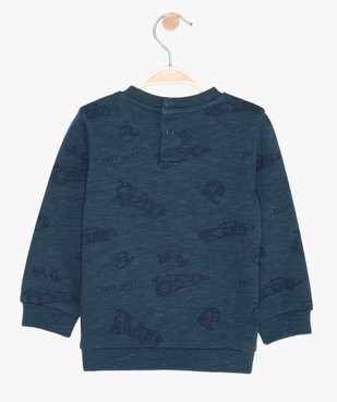 Sweat bébé garçon imprimé et brodé vue3 - GEMO(BEBE DEBT) - GEMO