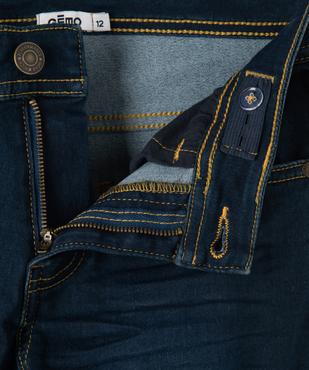 Jean garçon ultra skinny stretch avec plis aux hanches vue2 - GEMO (JUNIOR) - GEMO
