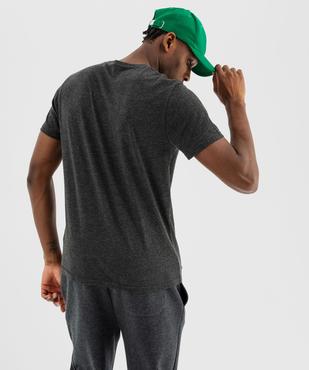 Tee-shirt manches courtes et col rond homme vue3 - GEMO 4G HOMME - GEMO