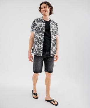 Tee-shirt sans manches en jersey de coton homme vue4 - GEMO 4G HOMME - GEMO