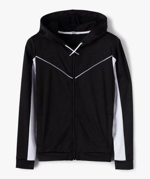 Sweat fille spécial sport avec fermeture zippée vue1 - GEMO (JUNIOR) - GEMO