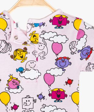 Tee-shirt bébé fille imprimé - Monsieur Madame vue2 - MONSIEUR MADAME - GEMO