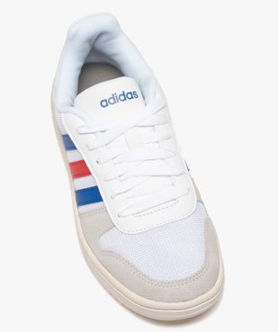 Tennis femme tricolores à lacets – Adidas Hoops 2.0 vue5 - ADIDAS - Nikesneakers