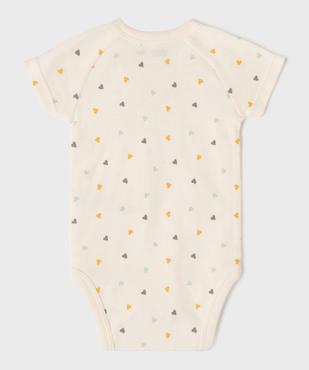 Body à manches courtes fermeture croisée bébé fille (lot de 3) vue4 - GEMO 4G BEBE - GEMO