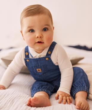 Salopette en jean léger bébé garçon - LuluCastagnette vue1 - LULUCASTAGNETTE - GEMO