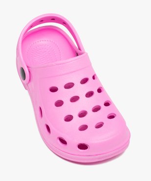 Sabots souples fille unis dessus perforé vue5 - GEMO (ENFANT) - GEMO