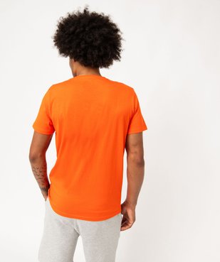 Tee-shirt manches courtes en coton imprimé homme - Roadsign vue3 - ROADSIGN D - GEMO