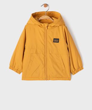 Blouson imperméable à capuche doublé polaire bébé garçon - LuluCastagnette vue1 - LULU CASTAGNETTE GEMO FOR GOOD - GEMO