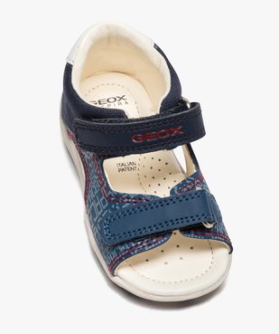 Sandales bébé garçon à scratch, intérieur cuir et - Geox vue5 - GEOX - GEMO