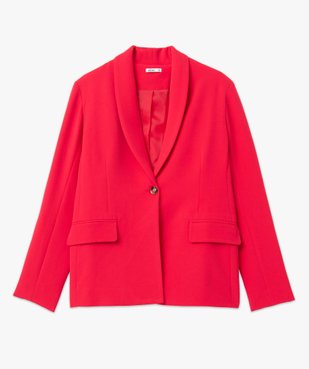 Veste de tailleur femme fermeture un bouton vue4 - GEMO(FEMME PAP) - GEMO