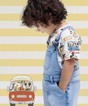 Tee-shirt bébé garçon avec motif Mickey - Disney vue5 - DISNEY DTR - GEMO